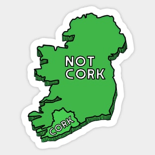 Cork/Not Cork - Rebel County Sticker